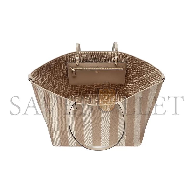 F**di roll large fabric gray 8bh425aupjf1snp (33*30*22cm)